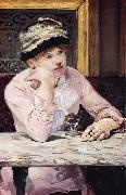 Edouard Manet La Prune oil painting reproduction